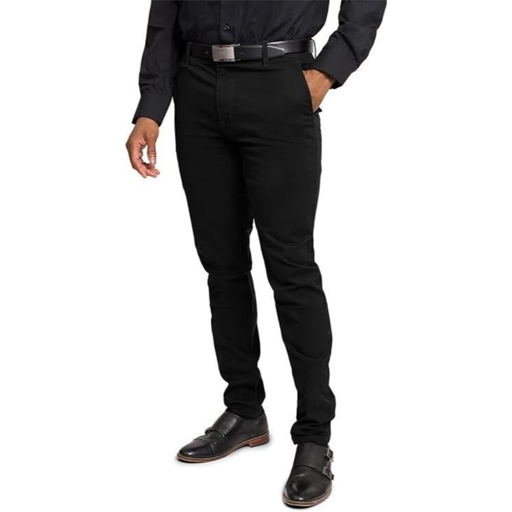 VICTORIOUS Men's Basic Casual‎ Slim Fit Stretch Chino Pants, 32/30